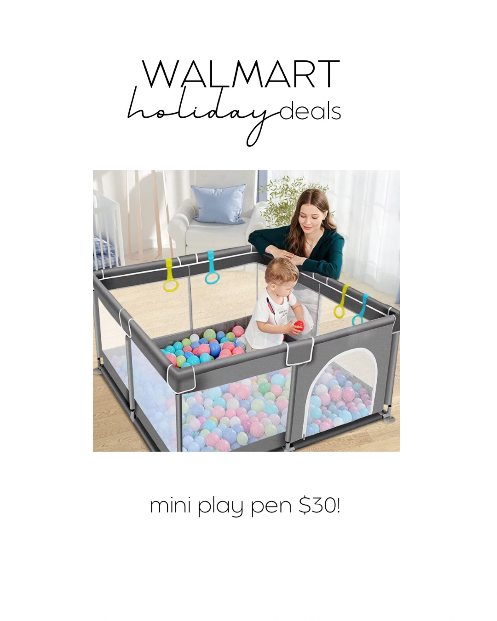 Walmart holiday deal, kids play pen, mini play pen 

#LTKHoliday #LTKHolidaySale