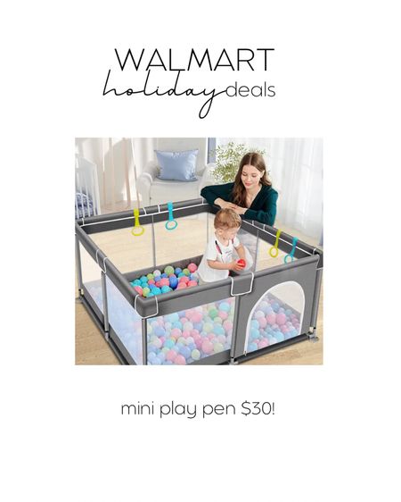 Walmart holiday deal, kids play pen, mini play pen 

#LTKHoliday #LTKHolidaySale