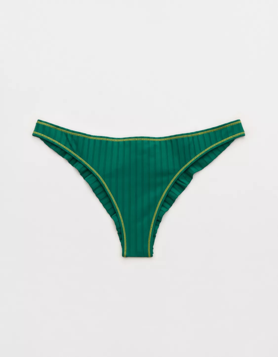 Aerie Ribbed Happy Cheeks Bikini Bottom | American Eagle Outfitters (US & CA)