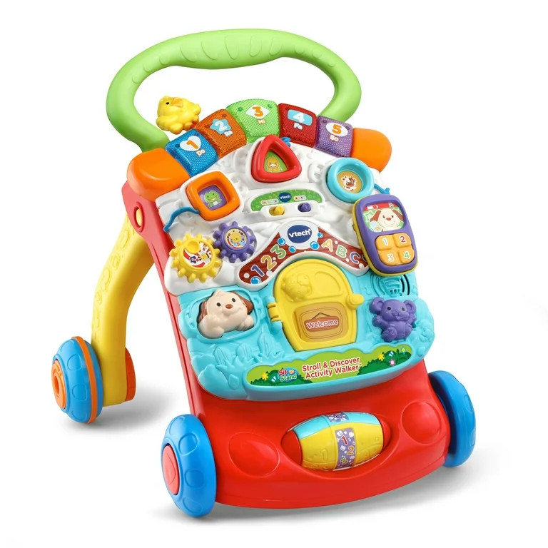 Vtech Stroll & Discover Activity Walker Baby Walkers with Accessories, Baby and Toddler Toys | Walmart (US)