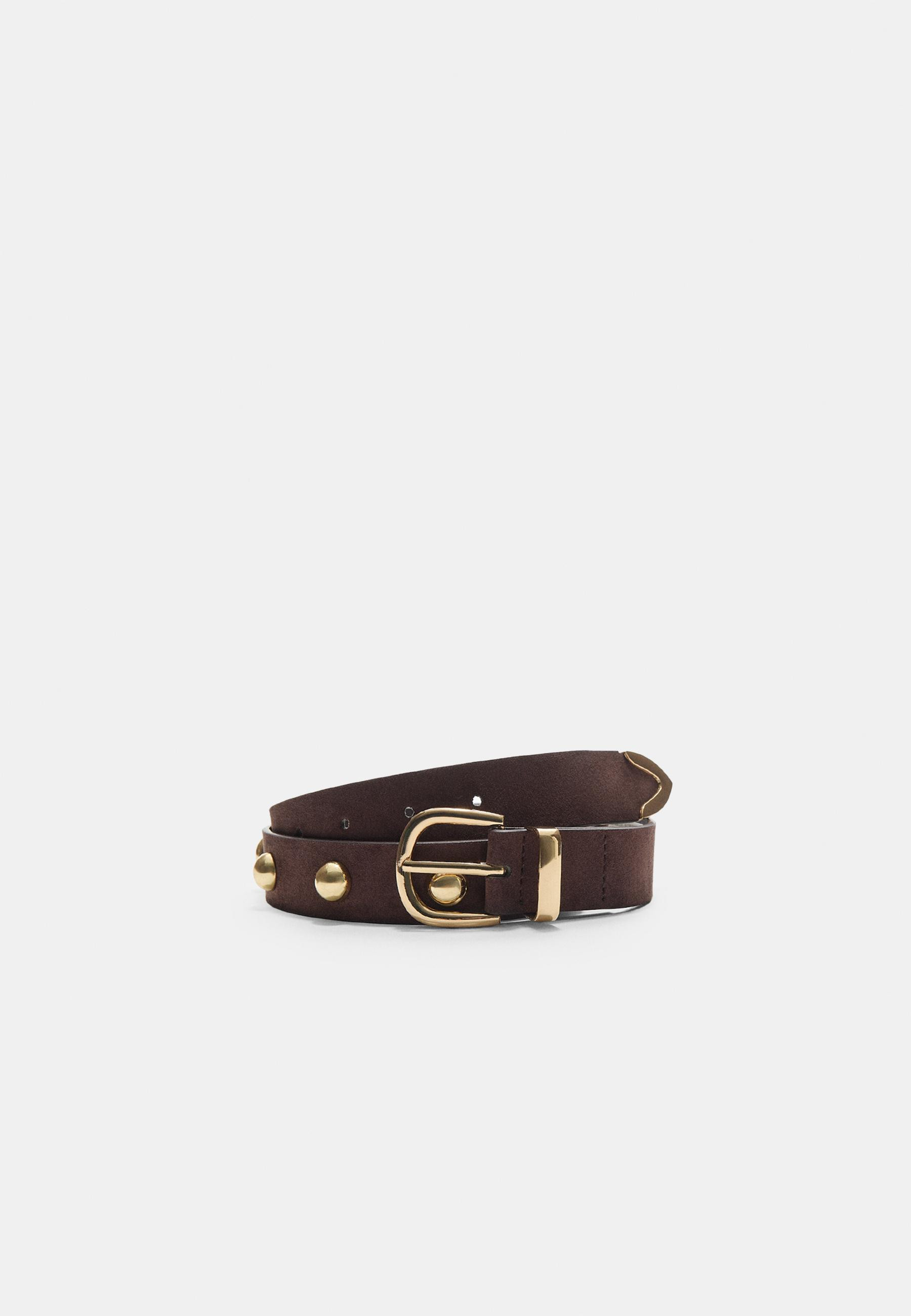 Belt with studs - Women's fashion | Stradivarius United Kingdom | Stradivarius (UK)