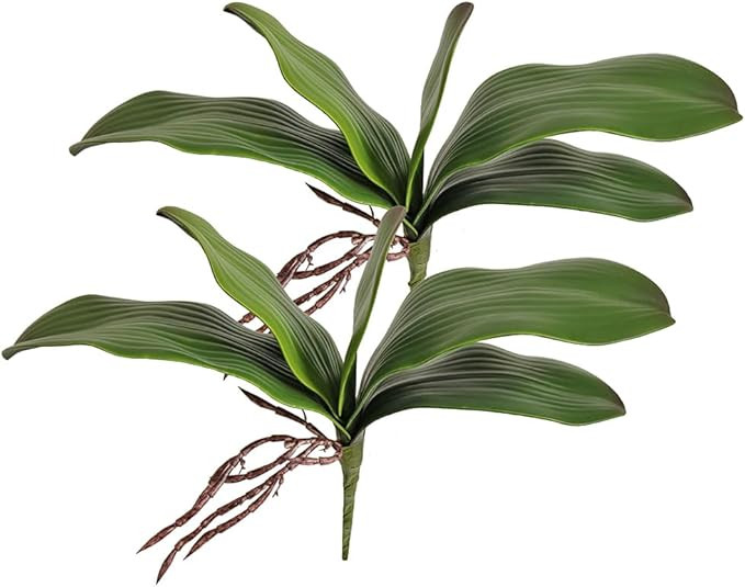 Htmeing 38 Inch Artificial Phalaenopsis Flowers Branches Real Touch (Not Silk) Orchids Flowers fo... | Amazon (US)