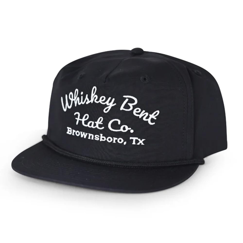 WHISKEY BENT HAT CO. The Frio Snapback Rope Hat - Vintage Baseball Cap, Adjustable Outdoor and Tr... | Amazon (US)