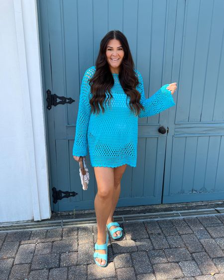 I own this coverup in a bunch of colors. Such nice quality and a great summer staple. Also linked the gorgeous aqua scrunch one piece I’m wearing underneath and these $8 slides. 

#midsizefashion #midsizestyle #plussizeswimwear #swimwearfashion #summerfashion #resortwear 

Midsize Style | Midsize Fashion | Mid Size Swim | Plus Size Swim | Plus Size Swimwear | Resort Wear 

#LTKcurves #LTKswim #LTKstyletip