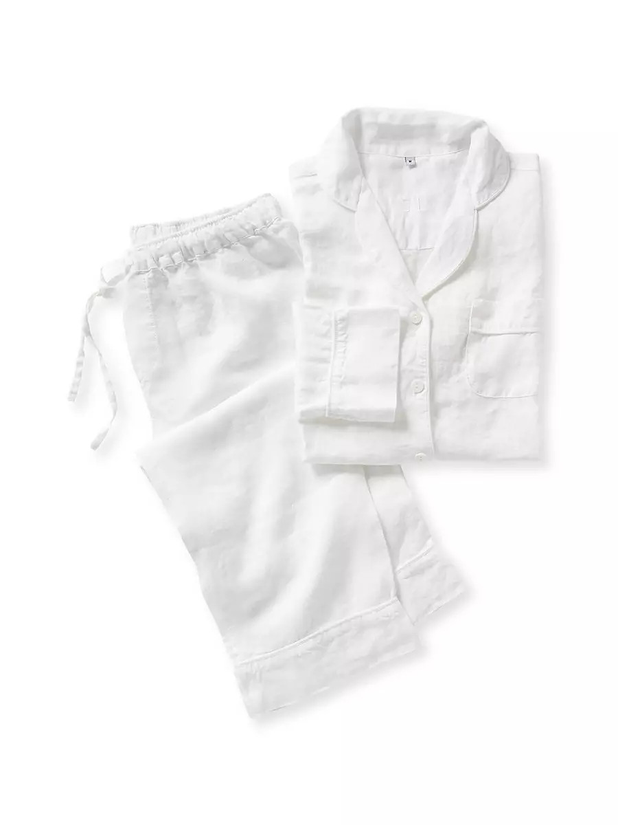 Positano Linen Pajamas | Serena and Lily