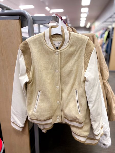 Women’s varsity jacket 

Target style, Target finds, Target fashion 

#LTKfindsunder50 #LTKstyletip