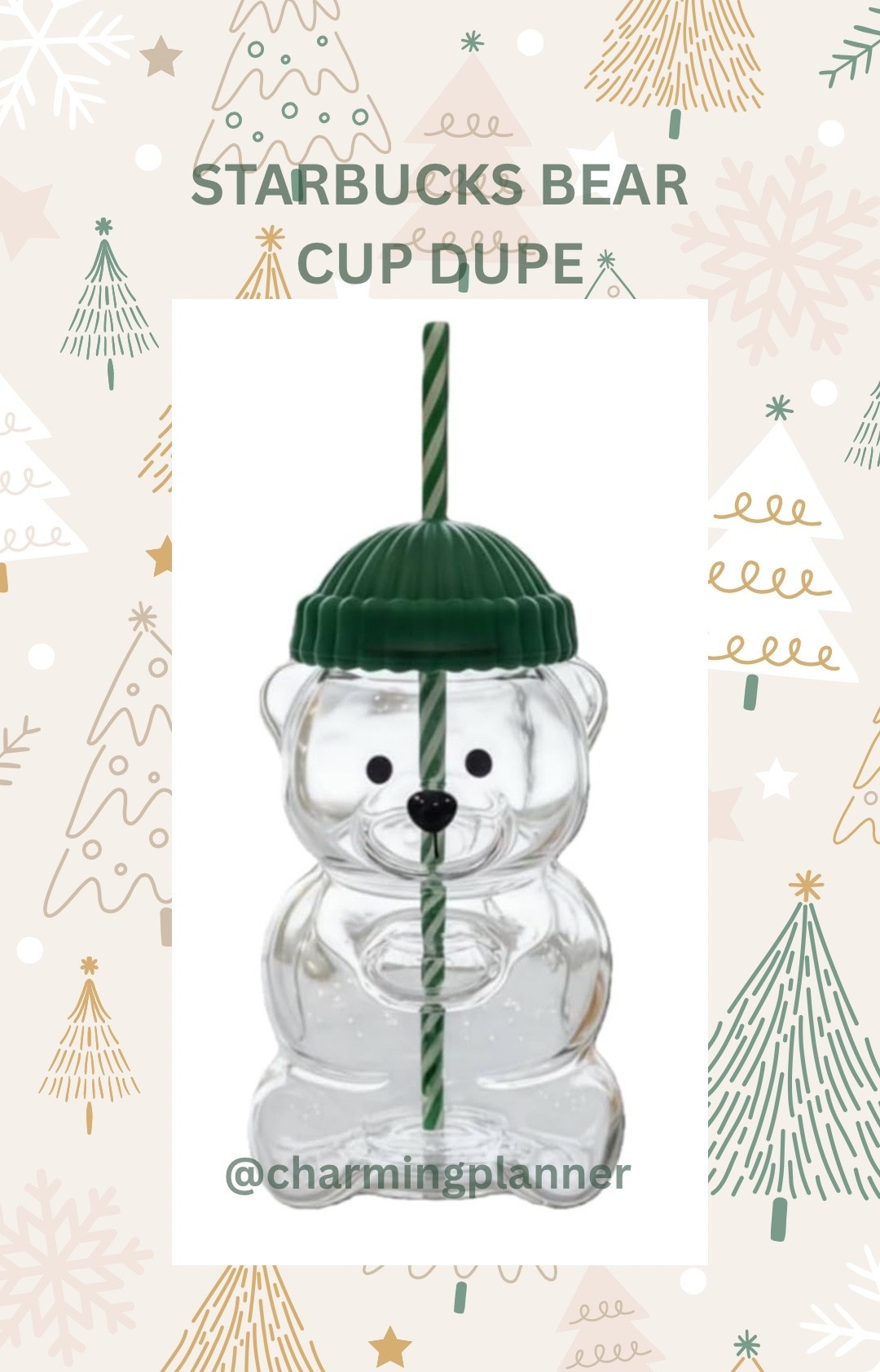 This looks exactly like the Starbucks VIRAL glass bear cup!!
Perfect dupe!
Look no further!
Identical 😳

#LTKHoliday #LTKSaleAlert #LTKGiftGuide
