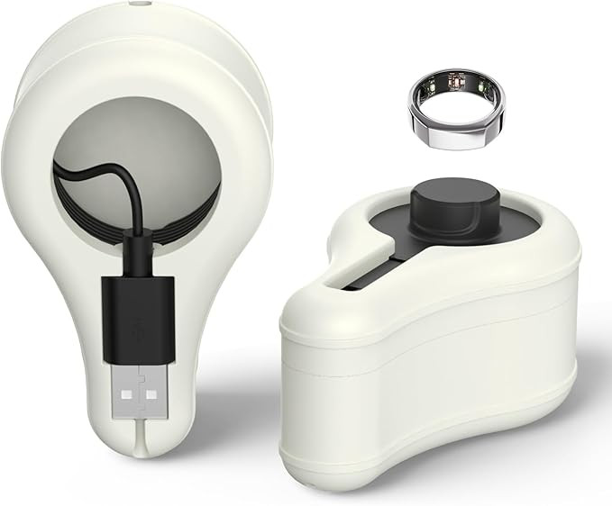 Silicone Charger Protector Cover for Oura Ring Gen3 Charger, Stand Case Compatible with Oura Ring... | Amazon (US)