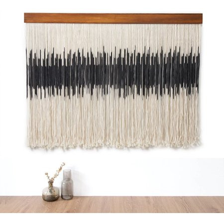 DYPDM Mokof Large Macrame Wall Hanging Modern Macrame Dip Dye Tapestry Art for BOHO Decor 43 x32 | Walmart (US)