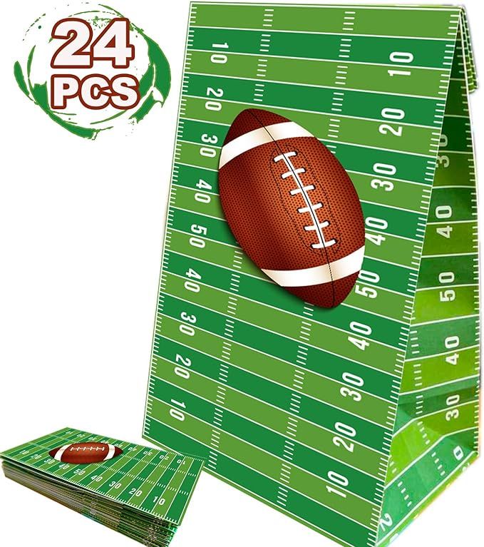 Funnlot Football Party Bags 24PCS Football Candy Bags Football Party Supplies Using For Goodies C... | Amazon (US)