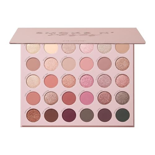 ColourPop Smoke N Roses Eyeshadow Palette - Rosey & Smokey Hues with Metallic and Matte Finishes - High-Pigment Eye Makeup with a Long-Wearing Formula (1.16 oz) | Amazon (US)