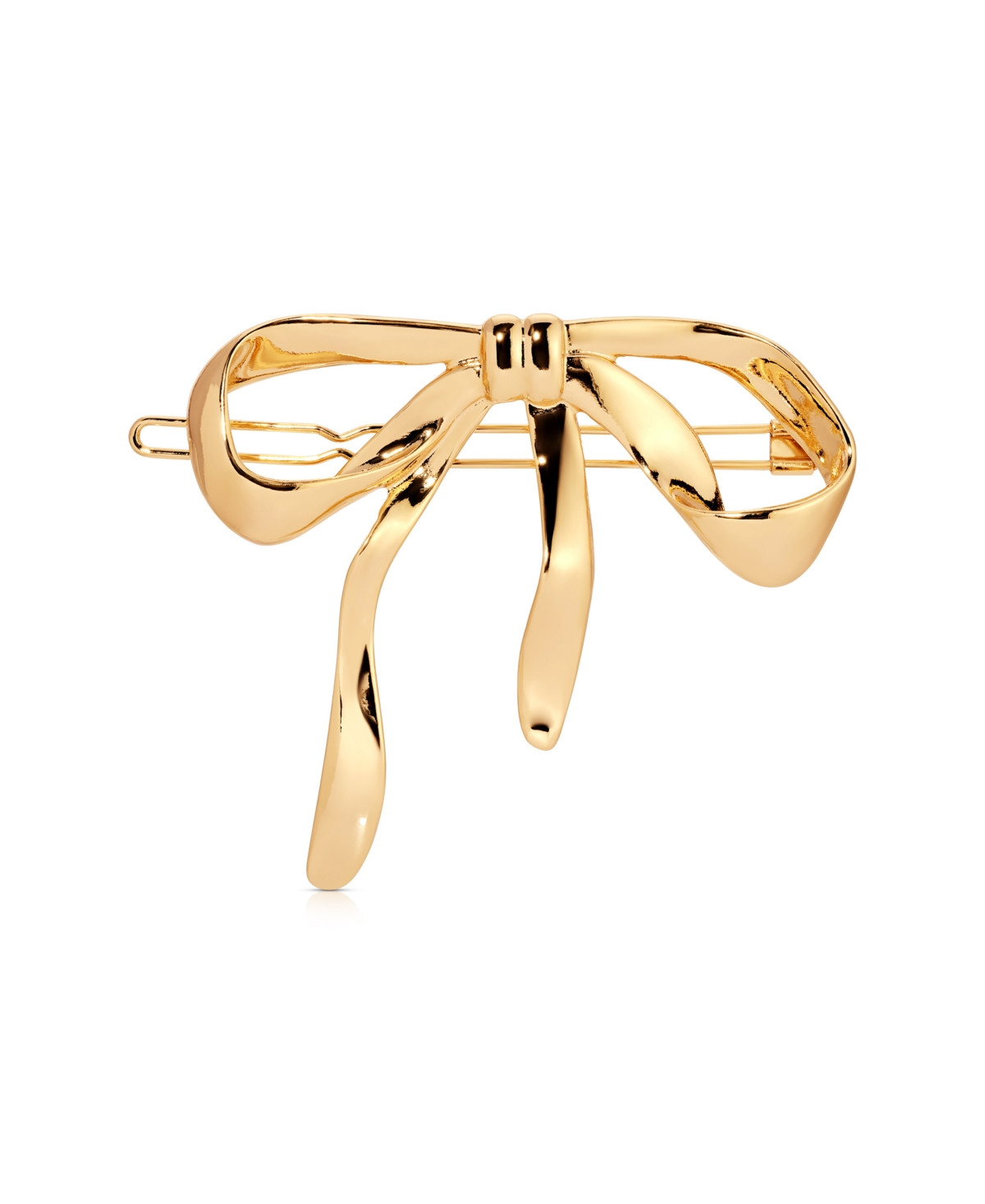 Ettika Bow Gold Tone Barrette - Gold | Macy's