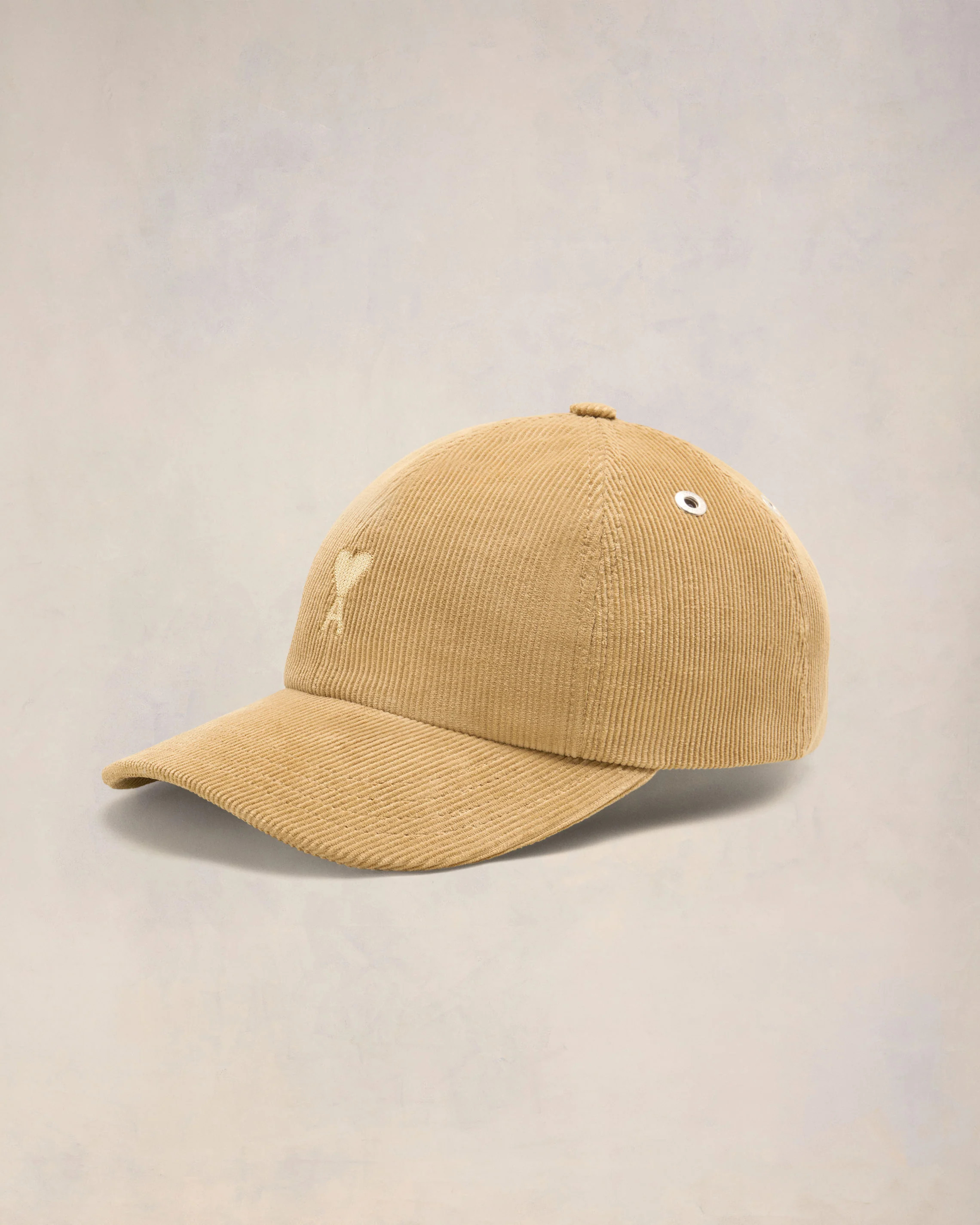 Sand Tonal Ami De Coeur Embroidery Cap | AMI PARIS | AMI Paris FR