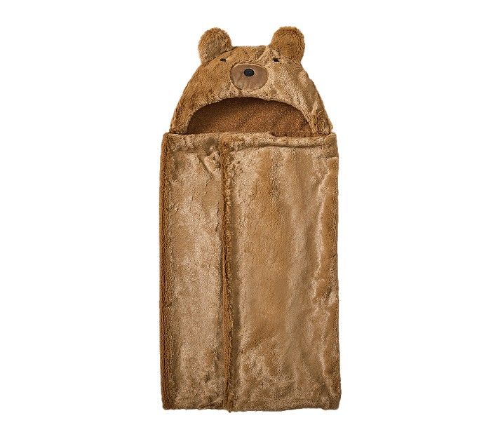 Faux-Fur Bear Baby Hooded Towel | Pottery Barn Kids
