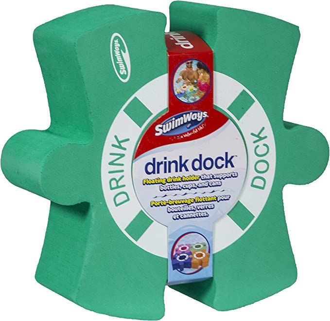 SwimWays Drink Dock Puzzle, Pool Float Drink Holder , Colors Vary | Amazon (US)
