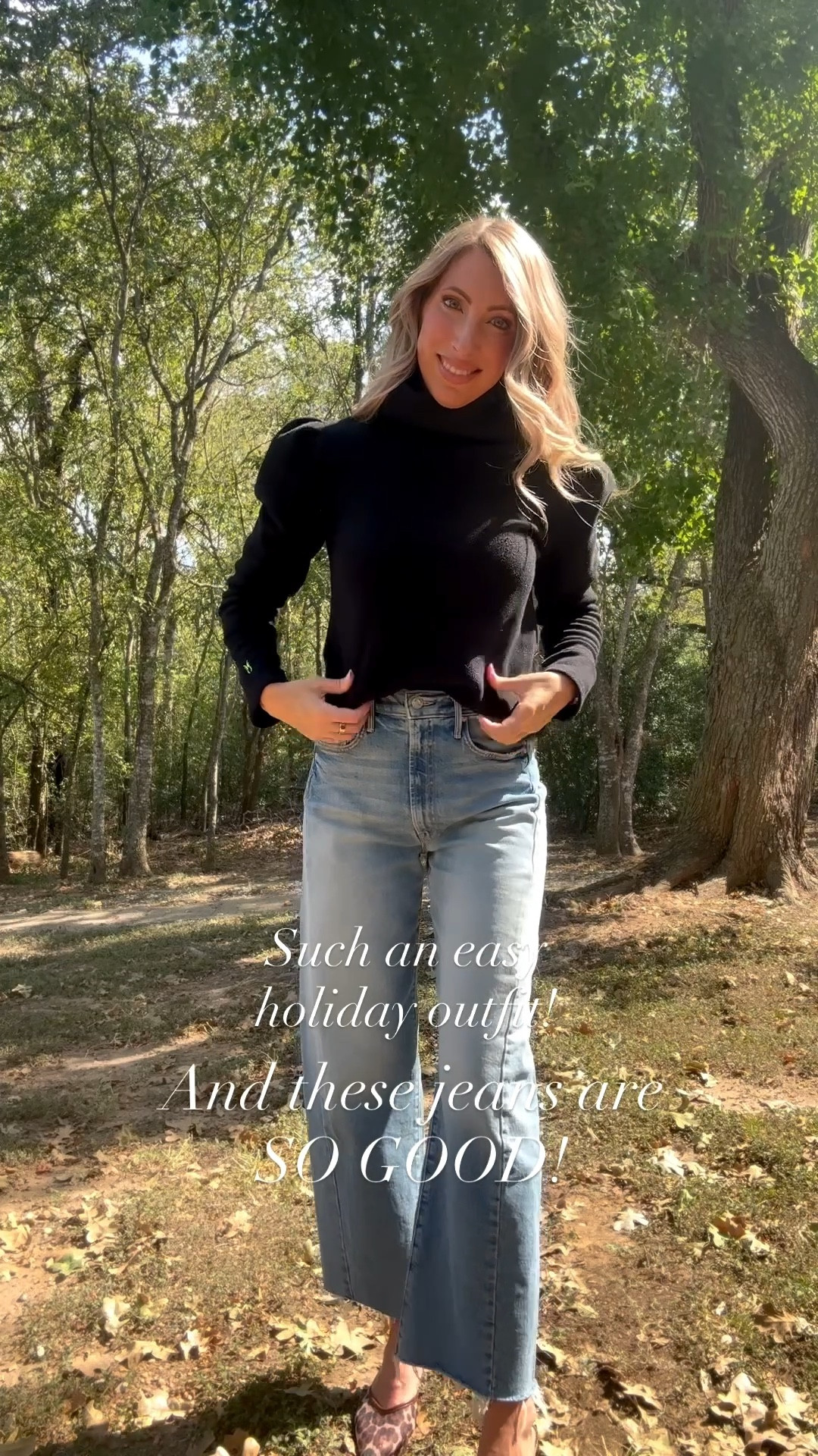 This is such an easy comfortable outfit for the holidays! I’m wearing size XS. The fleece is so soft and I love the elevated park slope neckline. Size down one in the jeans. I love the barrel shape of these! Thanksgiving outfit, holiday outfit, Christmas shopping outfit, casual winter outfit, mother jeans, barrel jeans, gifts for her, Dudley Stephens. Glassalwaysfull 

#LTKHoliday #LTKGiftGuide #LTKSeasonal