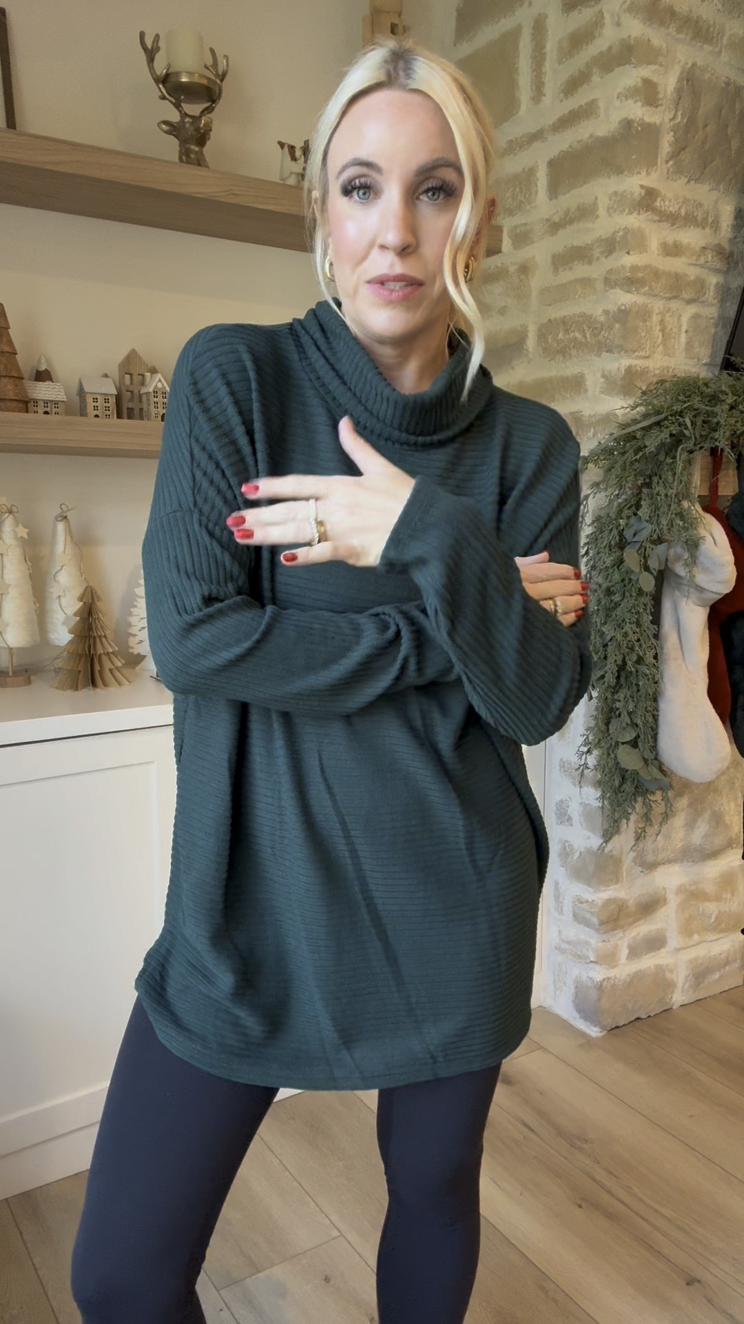 I thought this green was so cute for the holidays! This is a size medium that hasn’t been washed or dried yet! 

#LTKStyleTip #LTKFindsUnder100 #LTKFindsUnder50