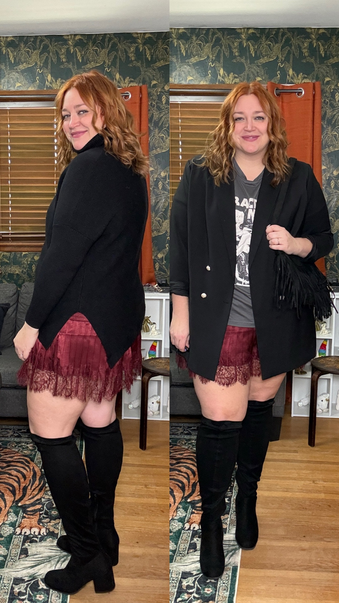 Lace skirt originally from TikTok shop - shop my list there or linking similars on Amazon 

#LTKMidsize #LTKTall #LTKPlusSize