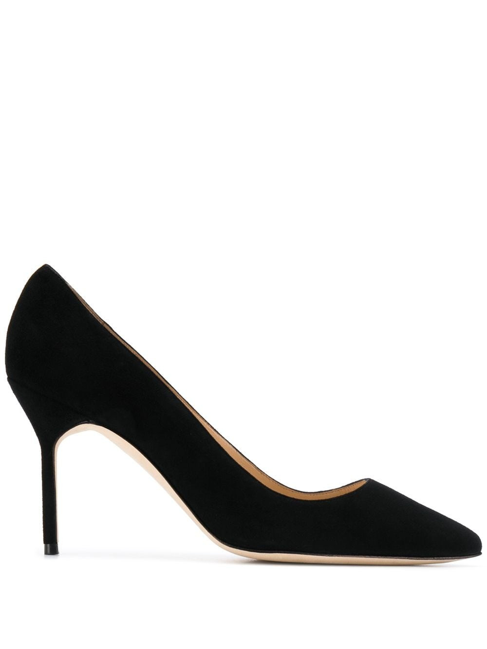 Manolo Blahnik BB 90mm pointed pumps - Black | Farfetch Global