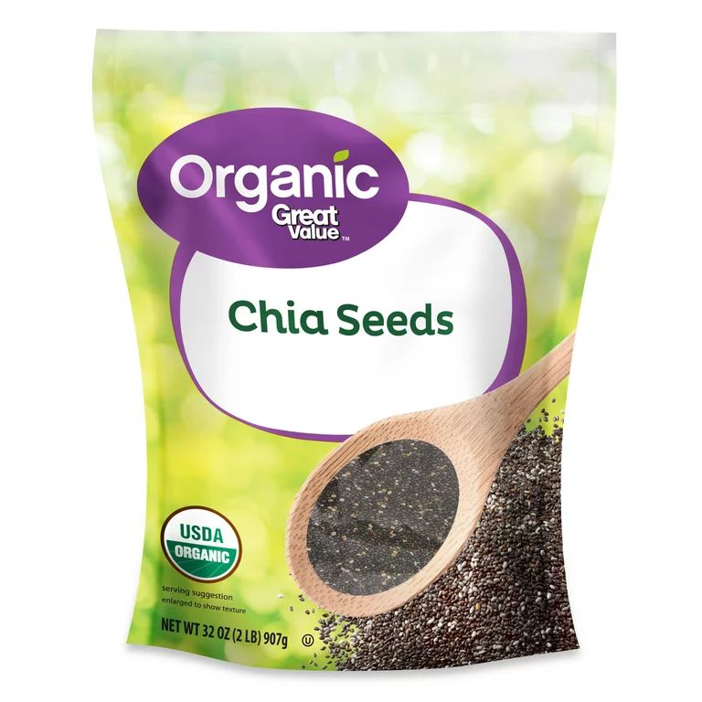 Great Value Organic Chia Seeds, 32 oz | Walmart (US)