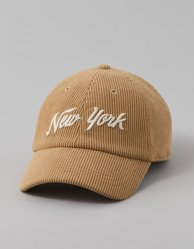 AE New York Corduroy Baseball Hat | American Eagle Outfitters (US & CA)