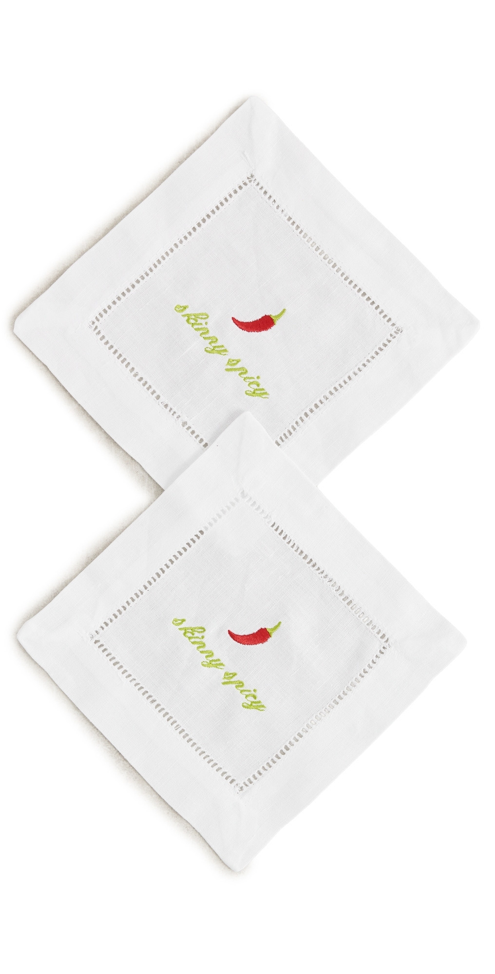 Abbode Skinny Spicy Napkin White One Size | Shopbop