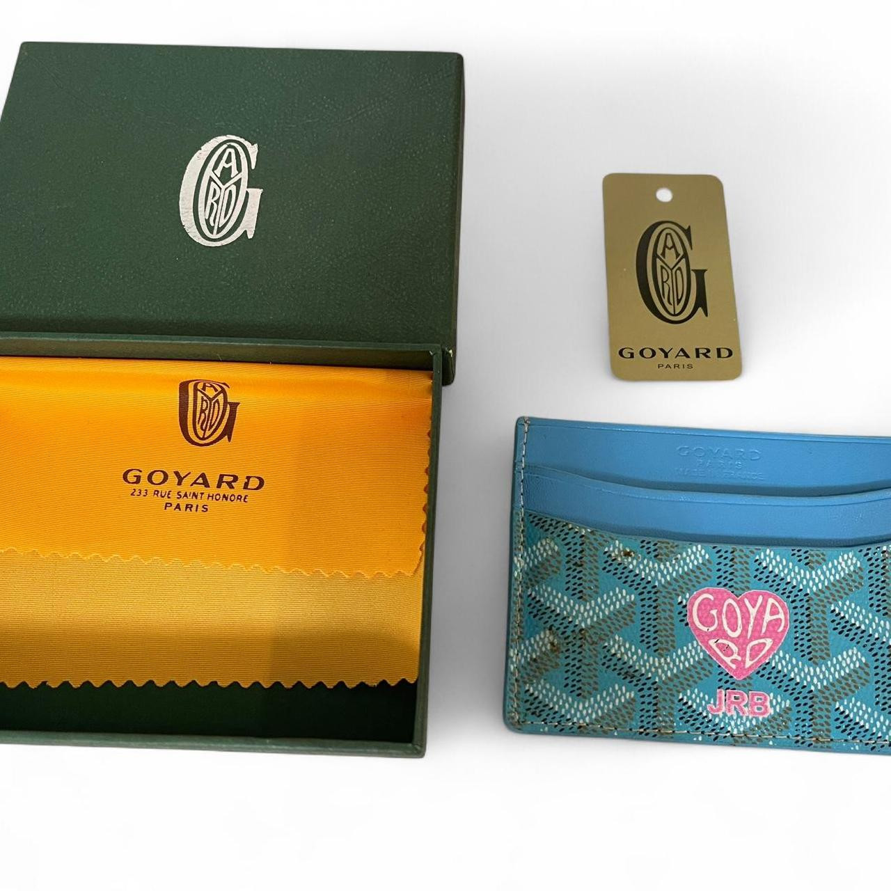 Goyard Women's Cardholders - Blue | Depop US