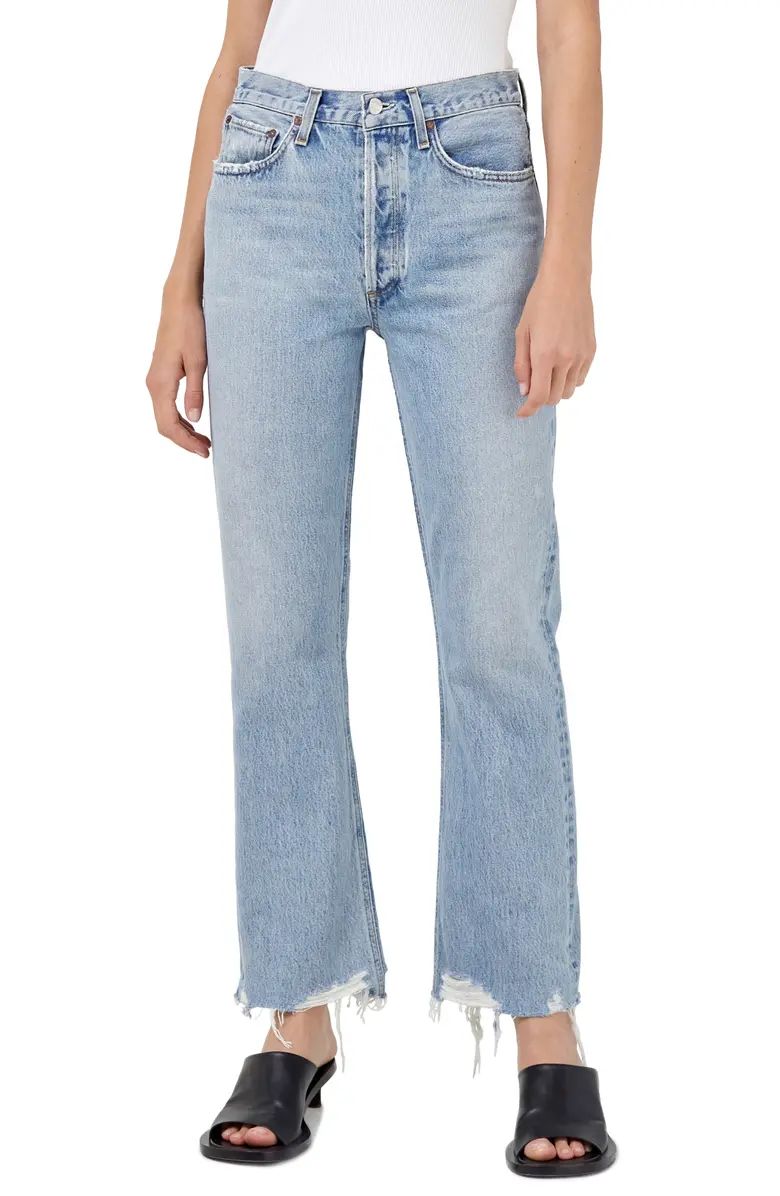 AGOLDE Chew Hem Relaxed Bootcut Jeans | Nordstrom | Nordstrom
