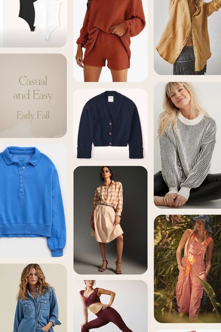 Casual and Easy Looks - Early Fall

Anthro, Anthropologie, Late Summer, Transitional, Fall, Early Fall, Summer to Fall Looks, Button Up, Casual, Socks, Cute Fall Socks, Matching Set, Autumn, Autumn Colors, Overalls, Sweaters, Flannel, Wrangler, Fall Shirts, Capsule Wardrobe, Everyday Fashion, Timeless 

#LTKstyletip #LTKSeasonal #LTKunder100
