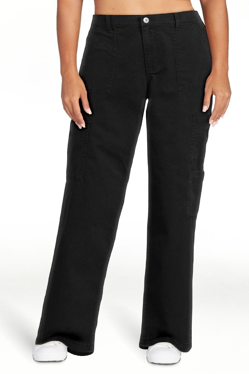 No Boundaries Juniors' Wide Leg Cargo Jeans, Sizes XS-XXXL - Walmart.com | Walmart (US)