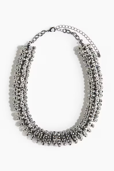 Short Rhinestone-Ornament Necklace | H&M (US + CA)