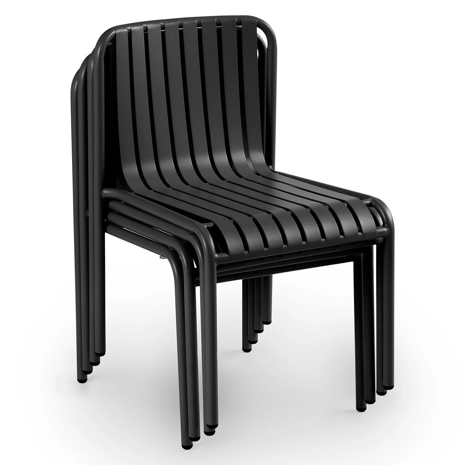 Sarek Outdoor Stackable Dining Chair - Black | Article