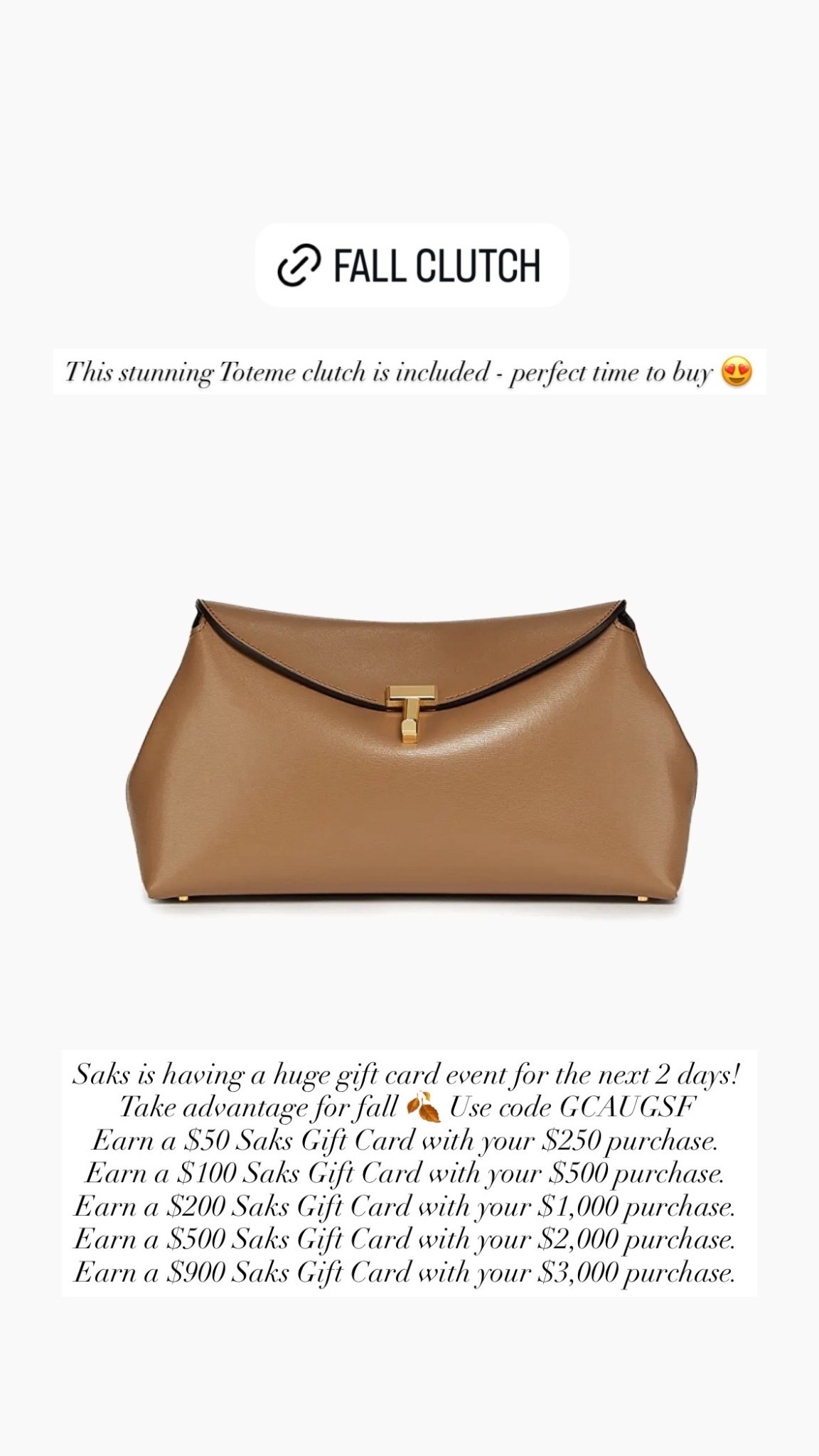 Fall clutch! 

#LTKSaleAlert #LTKItBag #LTKSeasonal