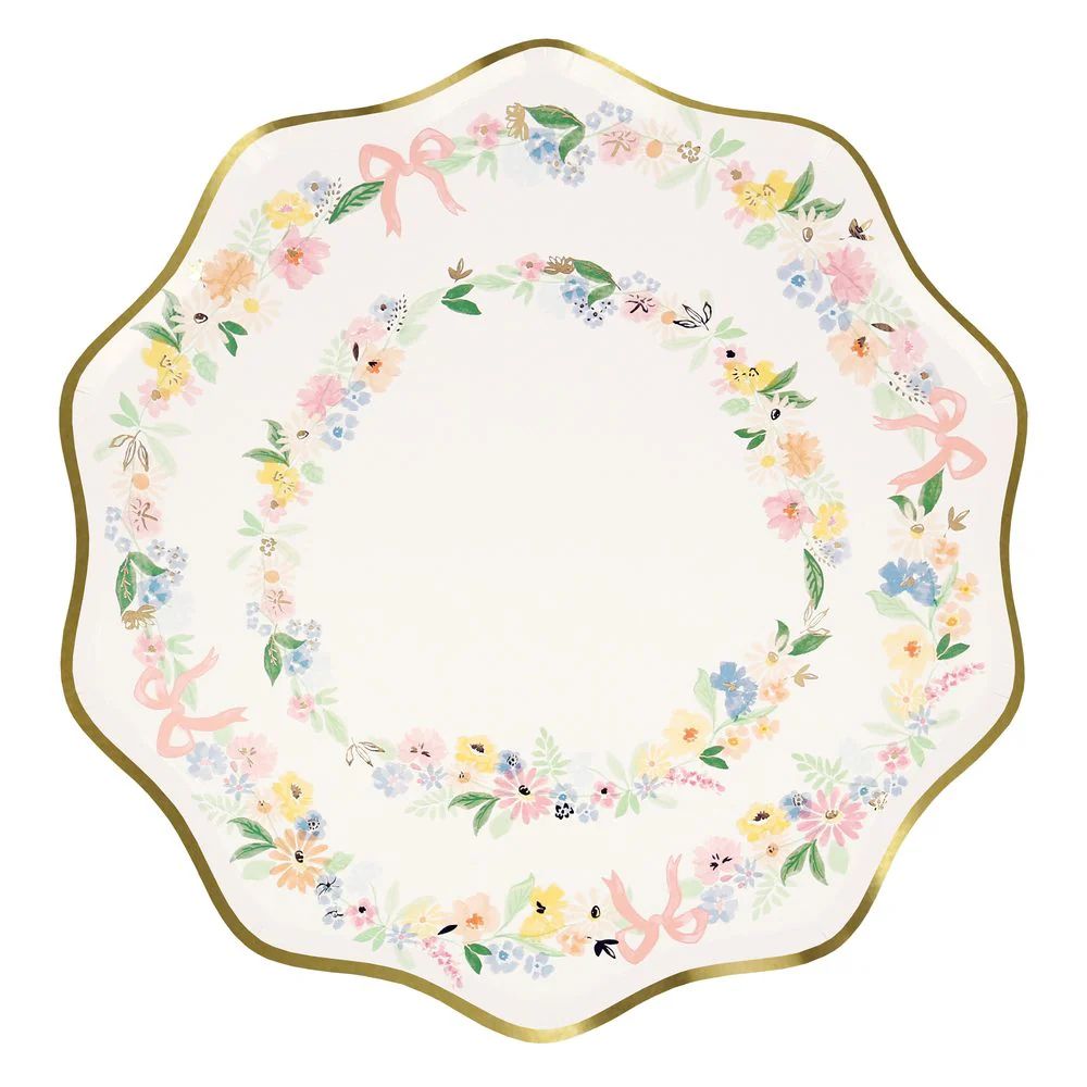 Spring Floral Dinner Plates - 8 pack | Pretty Day