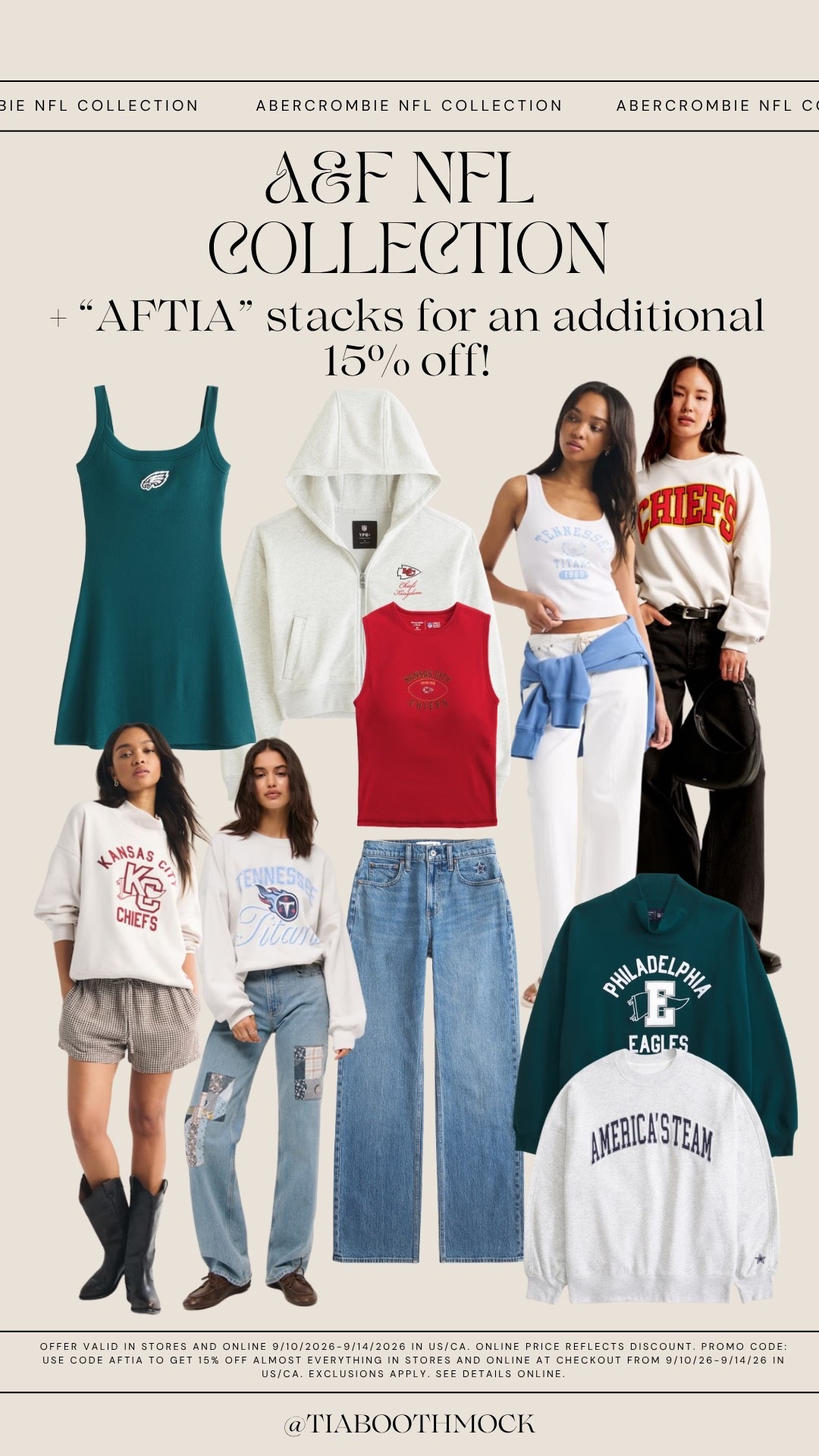 Shop my NFL faves using “AFTIA” for 15% off your order until 9/14 🏈

#LTKootd #LTKSeasonal #LTKSaleAlert