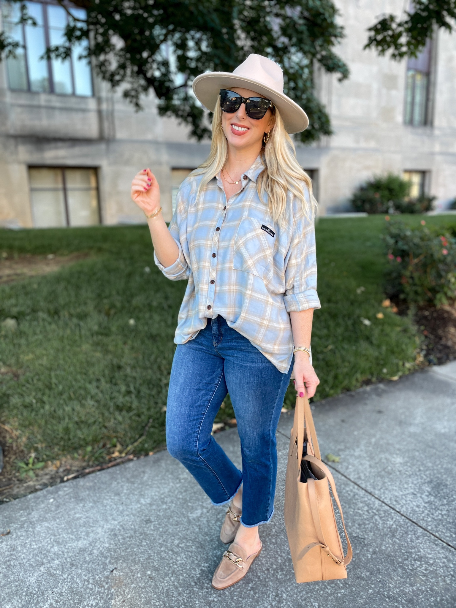 Nordstrom Anniversary sale outfit, plaid flannel, wit & wisdom jeans, Steve Madden flats 

#LTKunder50 #LTKxNSale #LTKsalealert