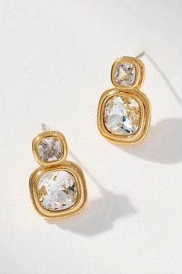 Stacked Crystal Drop Earrings | Anthropologie (US)