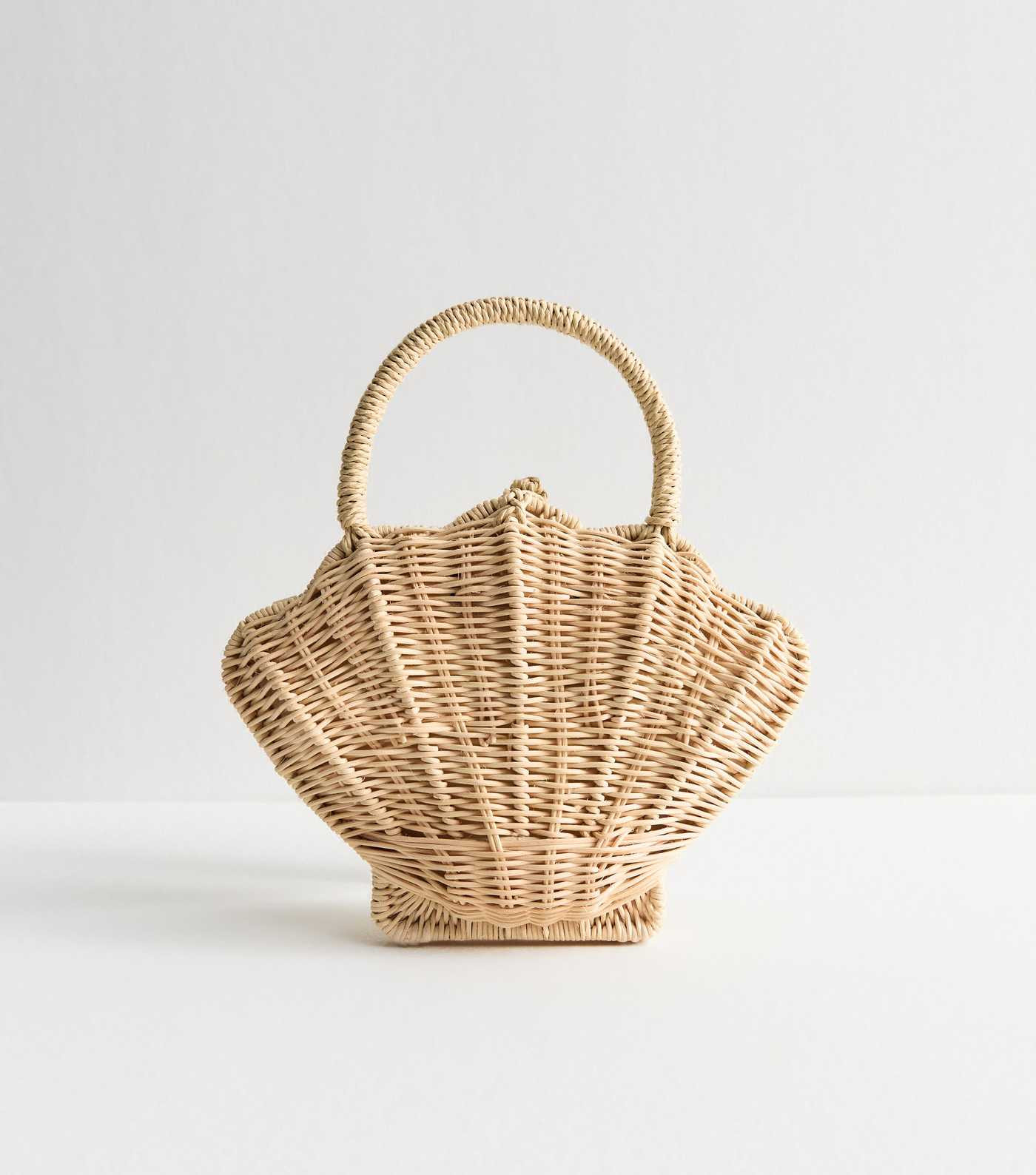 Stone Wicker Shell Crossbody Bag
						
						Add to Saved Items
						Remove from Saved Items | New Look (UK)