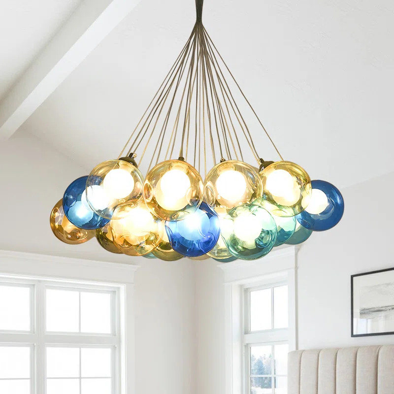 Asawer 19 - Light Dimmable Geometric Chandelier | Wayfair North America
