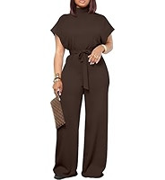 Ulovmi Womens Jumpsuits Dressy Formal Elegant Wide Leg Romper Jumpsuit Wedding Guest Party Cockta... | Amazon (US)