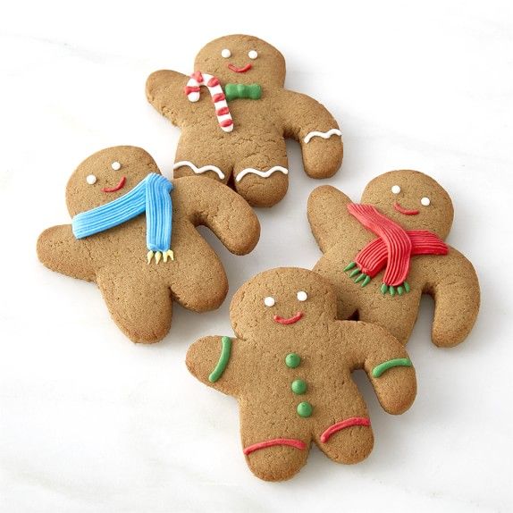 Williams Sonoma Gingerbread Folks Mug Toppers, Set of 4 | Williams-Sonoma