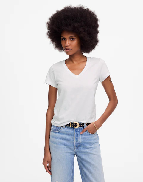 Slub Perfect V-Neck Tee | Madewell