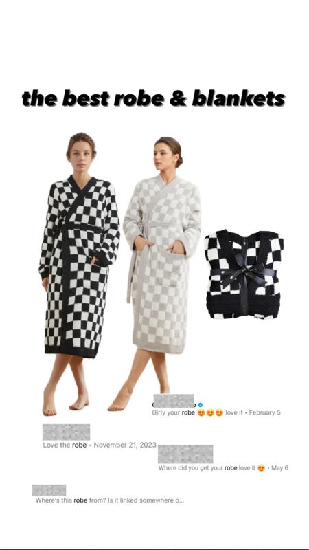 The softest robe & blankets!! 

#LTKSaleAlert #LTKSeasonal #LTKGiftGuide