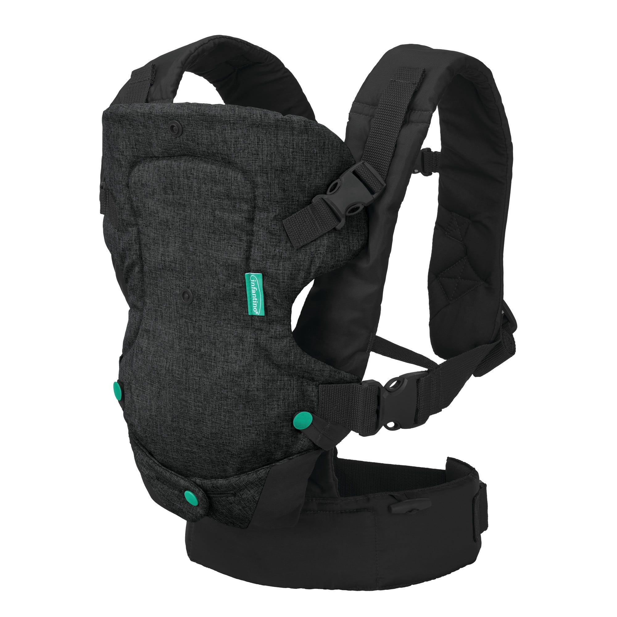 Infantino Flip 4-In-1 Convertible Baby Carrier, 4-Position, 8-32lb, Black | Walmart (US)