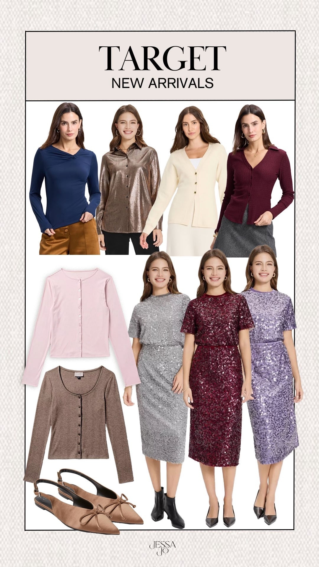 Target new arrivals | Target fashion | Target holiday style | Target sequin skirt | Target holiday top | Target basic layering top 

#LTKSeasonal #LTKHoliday #LTKFindsUnder50