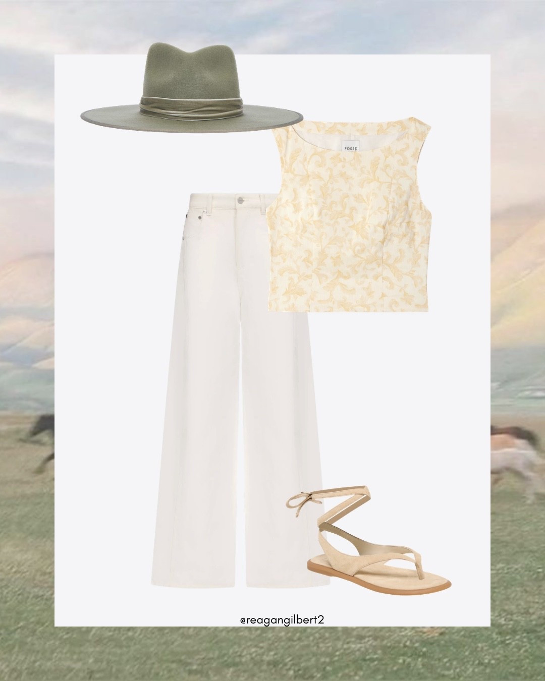 White denim is my summer staple 🤍☀️ Paired with a Posse yellow top for the perfect pop of color, this look feels fresh, easy, and effortlessly chic.

Styled with simple sandals and a suede hat for that laid-back but elevated finish—an outfit you can wear from everyday errands to brunch, lunch dates, vacation days, or casual summer dinners.

Light, bright, and endlessly wearable all season long.

#LTKStyle #LTKSummer #SummerOutfit #WhiteDenim #EverydayStyle #VacationOutfit #EffortlessStyle #ChicStyle #CapsuleWardrobe #NeutralStyle #ResortWear #CoastalStyle #BrunchOutfit #DinnerOutfit #OutfitInspiration #SummerFashion #WearOnRepeat

#LTKgrwm #LTKootd #LTKdayinmylife