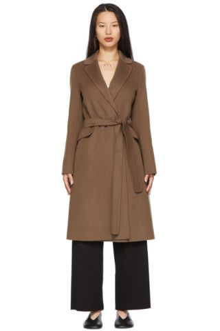 Brown Polly Coat | SSENSE