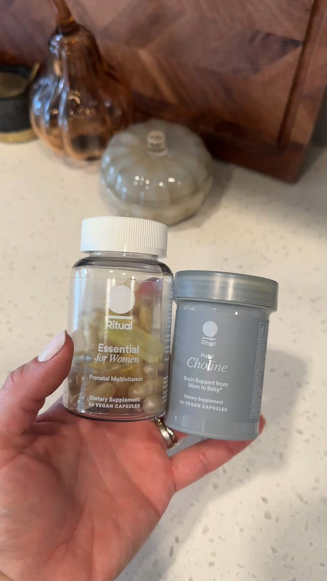 The best prenatal duo for peace of mind 💛 I’ve been loving Ritual’s prenatal + choline combo — everything you and baby need, backed by science and easy on the stomach. 🌿✨ #prenatalvitamins #ritual #pregnancysupport #momlife #ritualvitamins #healthypregnancy #choline #prenatalnutrition

#LTKBump #LTKBaby #LTKBeauty