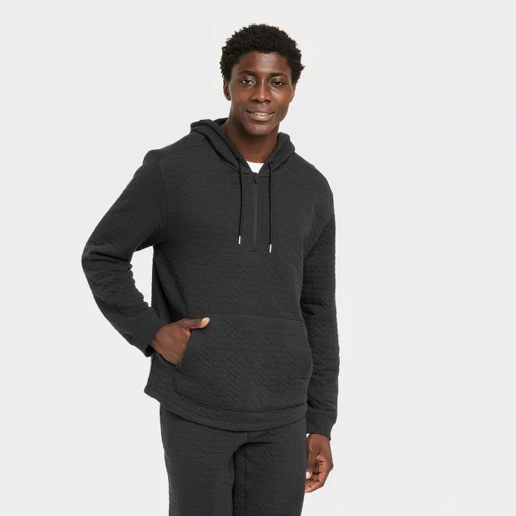 Men's Quilted Fleece Sweatshirt - All in Motion™ | Target