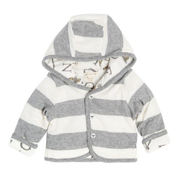 Watercolor A-Bee-C Reversible Organic Jacket | Burts Bees Baby